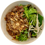 Mixed beef rice noodles