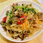 Stir-fried beef pho