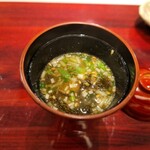 島津 - 海老の頭入り