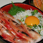 甘エビしらす丼