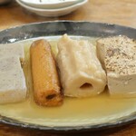 大八 - こんにゃく、ごぼてん、ちくわぶ、焼き豆腐