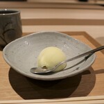 鮨 やま咲 - 柚子シャーベット