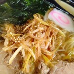 共栄ラーメン - ネギ味噌近影