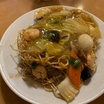 南海飯店 - かたい焼ソバ