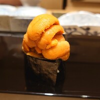 恵比寿 鮨 ふじまさ - 根室の馬糞雲丹