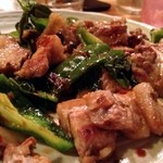 ふじまさんち - 豚バラのバジル炒め