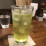 創作麺工房 鳴龍 - 緑茶ハイ