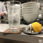 創作麺工房 鳴龍 - 生レモンサワー