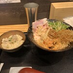 Taitammensemmontendakishimetai - 鯛担麺　ランチの鯛めしセット