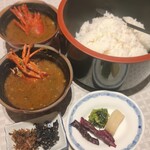 賢島宝生苑 - 〆のご飯と海老の長寿汁