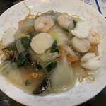 翔園 - 海鮮炒麺