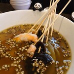 小菜一碟 - 串串海老　青山椒スープ