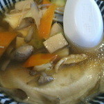 平目漬け丼セットのせんべい汁