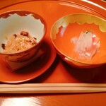 菊乃井 - 傘寿のお祝いサービス「赤飯・紅白なます」