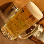 道とん堀 - アサヒスーパードライ生ビール大（６８０円）２０２１年３月