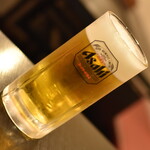 もんじゃ 風月  - 生ビール（５５０円＋税）２０２１年３月