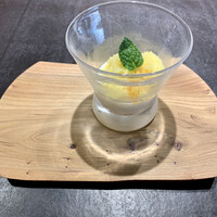 十皿 - 2021年3月　デコポンのブランマンジェ