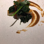 フランス料理 ル・クール - 平目のポワレ ホタルイカのソース