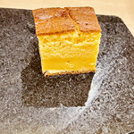 鮨 心白 - 玉は海老のすり身入り　これも酒のアテにしました