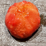 とり茶太郎 - アメーラトマト焼きです　トマトって生で食べるより焼いたほうが絶対旨いよね