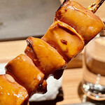 とり茶太郎 - アップにするとレバーも攻めまくった火入れなのがよくわかります