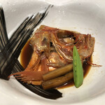 馳走屋 巣庵 - 5000円コース 鯛のカブト煮