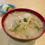 ひで - 和牛牛丼（豚汁）