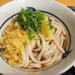 Sanuki Udon Meriken Y - 冷やしぷっかけうどん小（￥３００）
                        