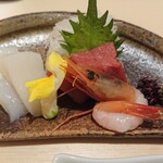 Komatsu Suisan No Iori Sushidokoro Shuntouka - 刺身3種盛り