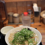 中華蕎麦 春馬 - 朝ラー（塩）に九条ねぎTP✨✨✨