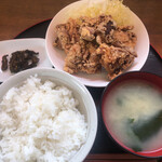 みたや - からあげ定食　650円