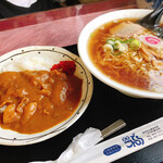 Kondou Shiyokudou - ラーメンミニカレーセット700円