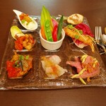 創作イタリアン Gemelli - 前菜9点盛り