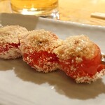 焼鳥 おさむ - ミニトマトチーズ