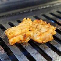 焼肉家げんちゃん - がつ芯焼き中