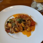 Ebisu Kafe - レディースランチ　かぼちゃとほうれん草のニョッキ