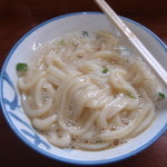 三嶋製麺所 - まぜまぜした後