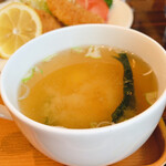 Resutorampomu - セットの味噌汁