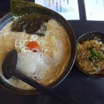 hokkaidoura-menokuhararyuukura - 「白味噌ラーメン」と「山わさび飯」