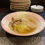 垂涎の的 たまり場 - 白菜と豚肉煮