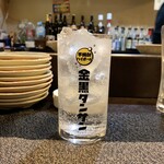 垂涎の的 たまり場 - 金黒(ソーダ割り)