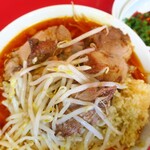 ラーメン二郎 - ラーメン小＋ニンニク多め＋青ネギ＋ＳＫ