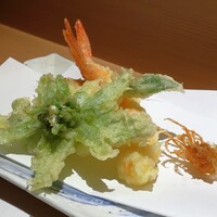 難波 鮨 よこ田 - 天麩羅３種