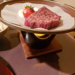 作並温泉 湯の原ホテル - 山形牛の陶板ステーキ