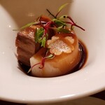 作並温泉 湯の原ホテル - 米沢豚の柔か煮