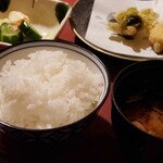 作並温泉 湯の原ホテル - 宮城県一迫産ひとめぼれのご飯は光ってる～(^ー^)