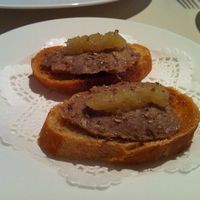 ラシェット・ブランシュ - アミューズ　豚肉のリエット