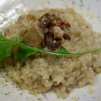 大山鶏とアボカドの塩リゾット