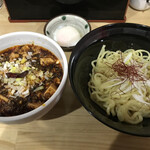 麻婆豆腐専門店 からいもんや - 麻婆つけ麺(辛さ普通)&まろやか温泉卵