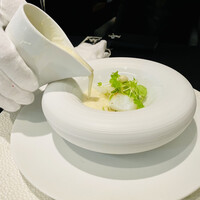 Élan - 青森のアオリイカ 白色の野菜 アーモンドミルク オリーブオイル
